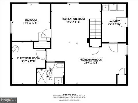 Floorplan - 9102 Varnum St, Lanham, MD 20706 photo 2 of 5