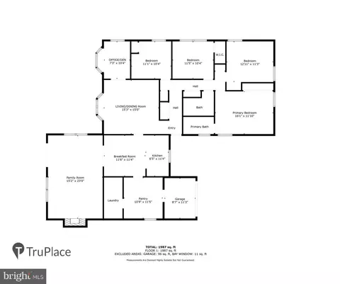 Floorplan - 12618 Knowledge Ln, Bowie, MD 20715 photo 1 of 1