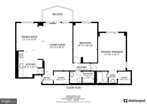 Floorplan - 1836 Metzerott #922, Hyattsville, MD 20783 photo 1 of 1