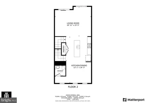 Floorplan - 9624 Smithview Pl, Lanham, MD 20706 photo 2 of 3
