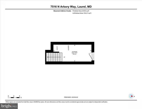 Floorplan - 7516 N Arbory Way #90, Laurel, MD 20707 photo 3 of 3