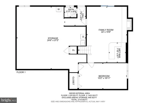 Floorplan - 6901 Niles Dr, Laurel, MD 20707 photo 1 of 3