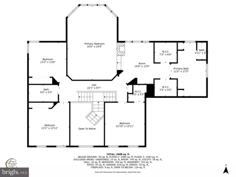 Floorplan - 9308 Caliph St, Brandywine, MD 20613 photo 2 of 4