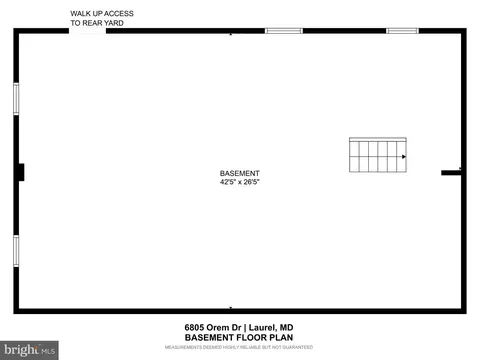 Floorplan - 6805 Orem Dr, Laurel, MD 20707 photo 2 of 3