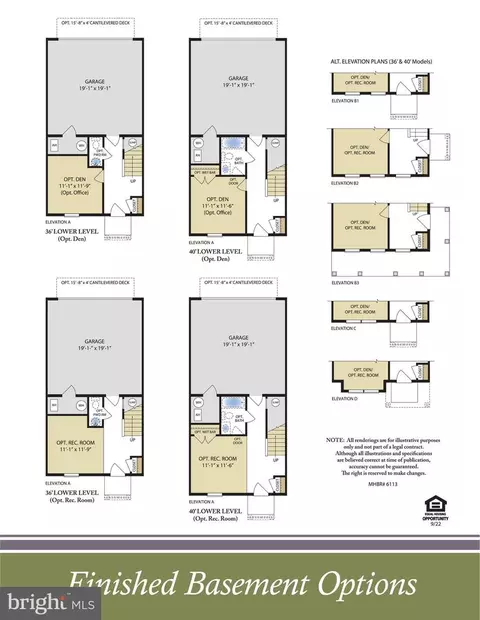 Floorplan - 7304 Roxy Run #8, Clinton, MD 20735 photo 1 of 3
