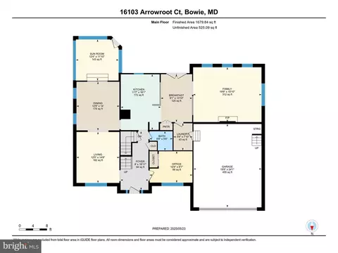 Floorplan - 16103 Arrowroot Ct, Bowie, MD 20716 photo 3 of 6