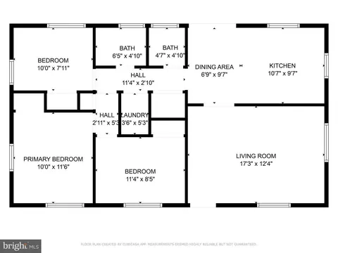 Floorplan - 1007 7th St, Laurel, MD 20707 photo 1 of 1