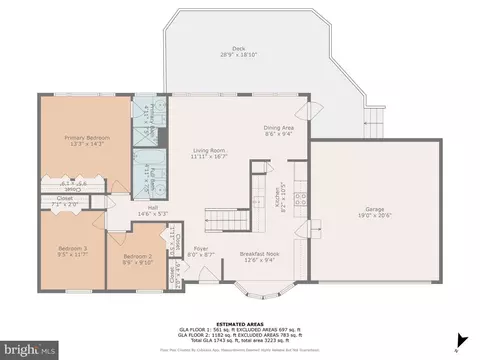 Floorplan - 6411 Darwin Rd, Laurel, MD 20707 photo 1 of 3