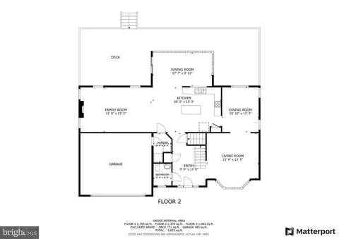 Floorplan - 15401 Straughn Dr, Laurel, MD 20707 photo 2 of 3