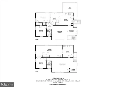 Floorplan - 7018 96th Pl, Lanham, MD 20706 photo 3 of 3