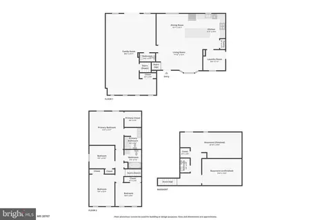 Floorplan - 15909 Jerald Rd, Laurel, MD 20707 photo 2 of 4