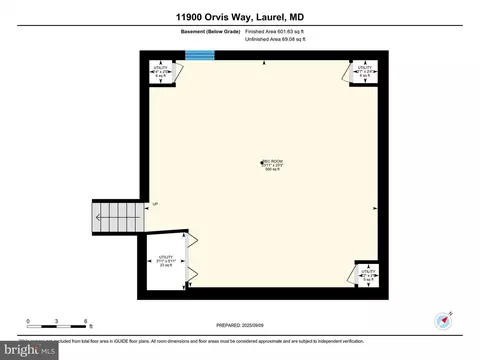 Floorplan - 11900 Orvis Way, Laurel, MD 20708 photo 7 of 7