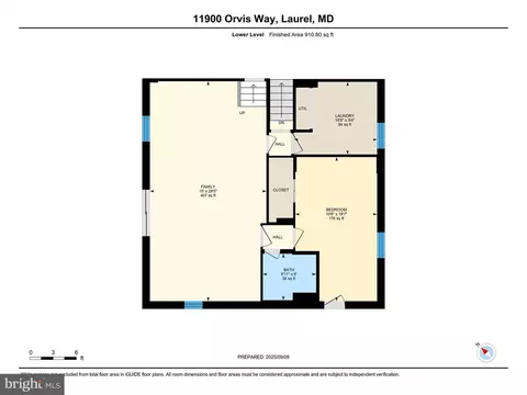 Floorplan - 11900 Orvis Way, Laurel, MD 20708 photo 6 of 7