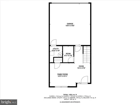 Floorplan - 7204 Wood Trail Dr, Lanham, MD 20706 photo 1 of 4