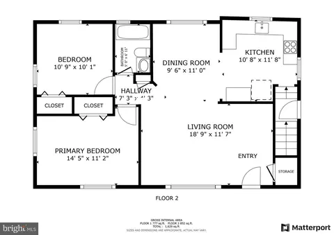 Floorplan - 9327 Bandera St, Lanham, MD 20706 photo 1 of 2