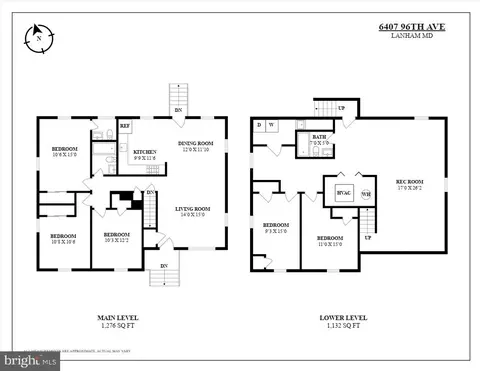 Floorplan - 6407 96th Ave, Lanham, MD 20706 photo 3 of 3
