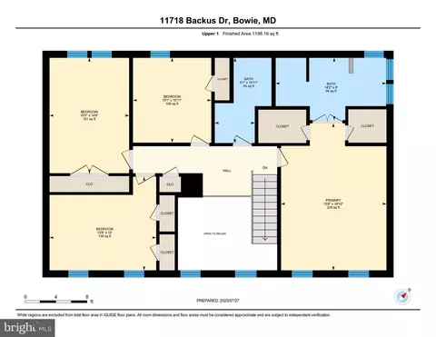 Floorplan - 11718 Backus Dr, Bowie, MD 20720 photo 2 of 3