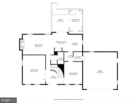 Floorplan - 1758 Albert Dr, Bowie, MD 20721 photo 3 of 4