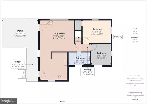Floorplan - 7709 Brooklyn Bridge Rd, Laurel, MD 20707 photo 1 of 3