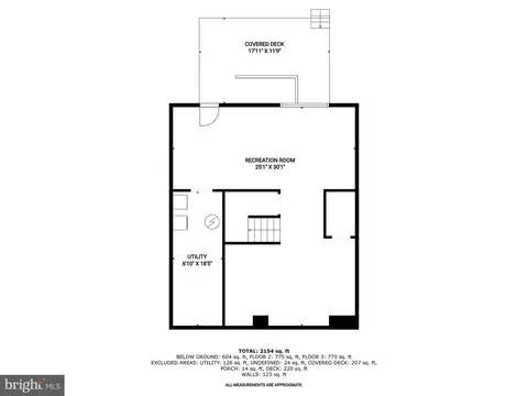 Floorplan - 7610 Woodruff Ct, Laurel, MD 20707 photo 1 of 4