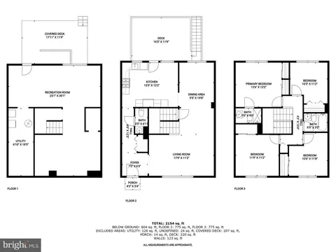 Floorplan - 7610 Woodruff Ct, Laurel, MD 20707 photo 4 of 4