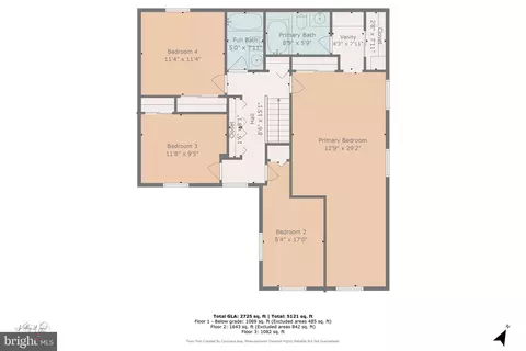 Floorplan - 8424 Oak Stream Dr, Laurel, MD 20708 photo 2 of 4