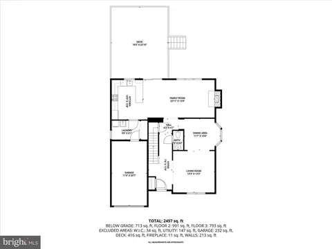 Floorplan - 8806 Admiral Dr, Laurel, MD 20708 photo 2 of 4