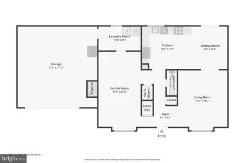 Floorplan - 11718 Basswood Dr, Laurel, MD 20708 photo 1 of 2