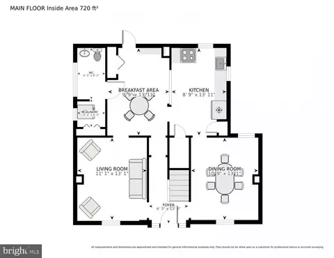 Floorplan - 413 Montgomery St, Laurel, MD 20707 photo 1 of 3