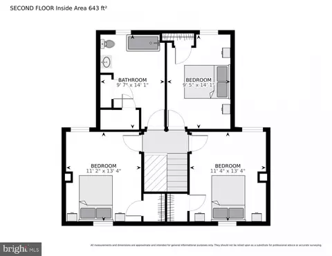 Floorplan - 413 Montgomery St, Laurel, MD 20707 photo 2 of 3