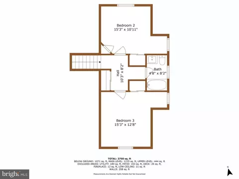 Floorplan - 9608 Underwood St, Lanham, MD 20706 photo 3 of 4