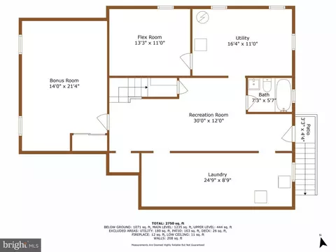 Floorplan - 9608 Underwood St, Lanham, MD 20706 photo 1 of 4