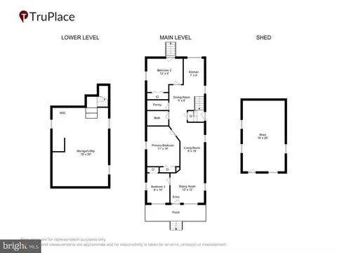 Floorplan - 504 9th St, Laurel, MD 20707 photo 1 of 3