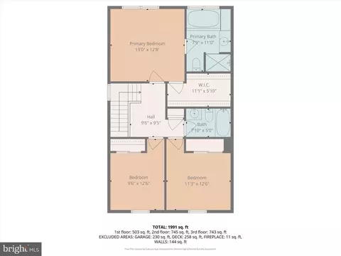 Floorplan - 9317 Dortmund Ct, Laurel, MD 20708 photo 2 of 4