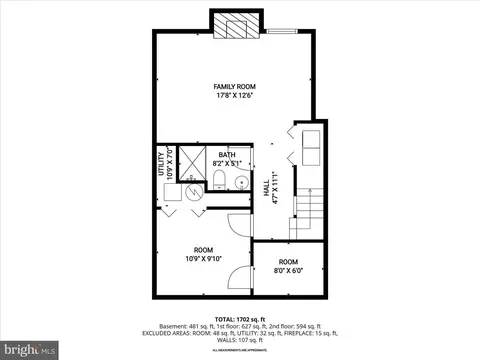 Floorplan - 10789 Kitchener Ct, Bowie, MD 20721 photo 1 of 4