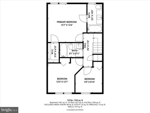 Floorplan - 10789 Kitchener Ct, Bowie, MD 20721 photo 3 of 4