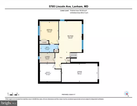 Floorplan - 5705 Lincoln Ave, Lanham, MD 20706 photo 4 of 4