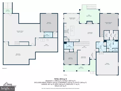 Floorplan - 12706 Broughton Blf, Brandywine, MD 20613 photo 1 of 3