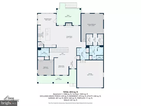 Floorplan - 12706 Broughton Blf, Brandywine, MD 20613 photo 2 of 3