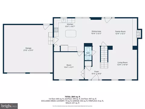 Floorplan - 15303 Pine Tree Way, Bowie, MD 20721 photo 1 of 4