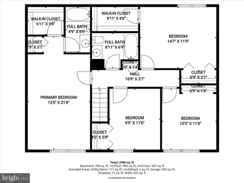 Floorplan - 15702 Appleton Ct, Bowie, MD 20716 photo 2 of 4