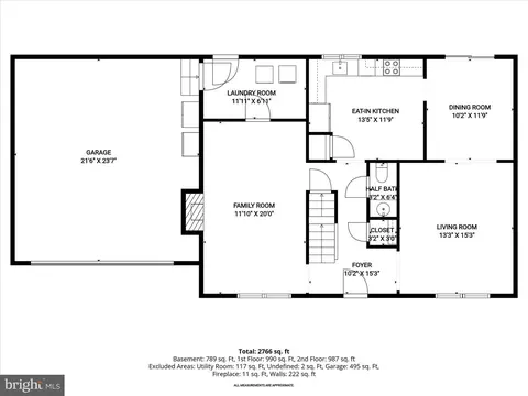 Floorplan - 15702 Appleton Ct, Bowie, MD 20716 photo 3 of 4