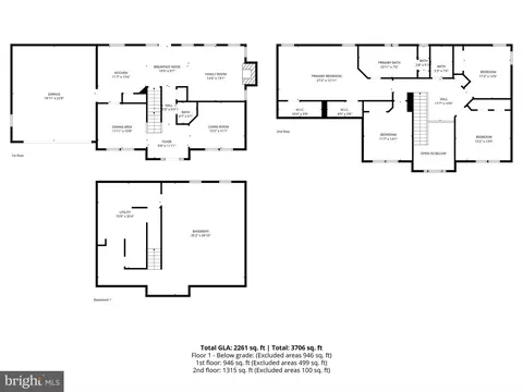 Floorplan - 9602 Stuart Ln, Clinton, MD 20735 photo 3 of 4