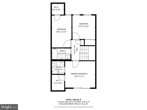 Floorplan - 11313 Laurelwalk Dr #170, Laurel, MD 20708 photo 2 of 3