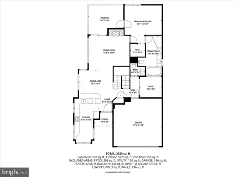 Floorplan - 14215 Summit Ln, Laurel, MD 20708 photo 2 of 4