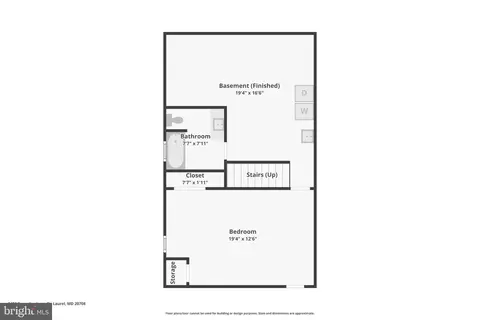 Floorplan - 8406 Snowden Loop Ct, Laurel, MD 20708 photo 3 of 4