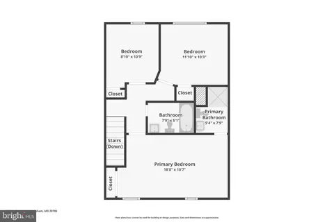 Floorplan - 7054 Palamar Turn Turn, Lanham, MD 20706 photo 2 of 4