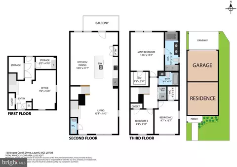 Floorplan - 160 Lyons Creek Dr, Laurel, MD 20708 photo 1 of 2