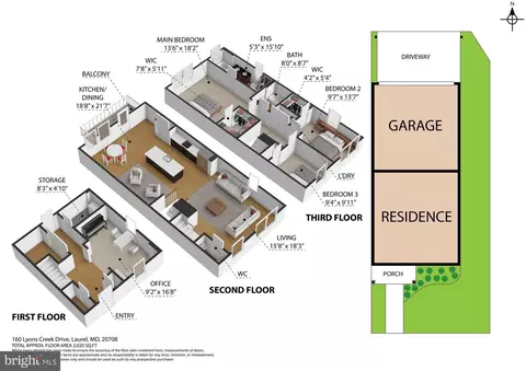 Floorplan - 160 Lyons Creek Dr, Laurel, MD 20708 photo 2 of 2