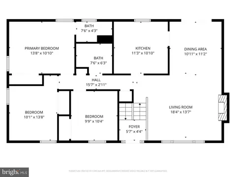 Floorplan - 7616 Earnshaw Dr, Brandywine, MD 20613 photo 2 of 3